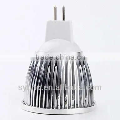 mr16 4w AC85-265v cob led spot light silver shell