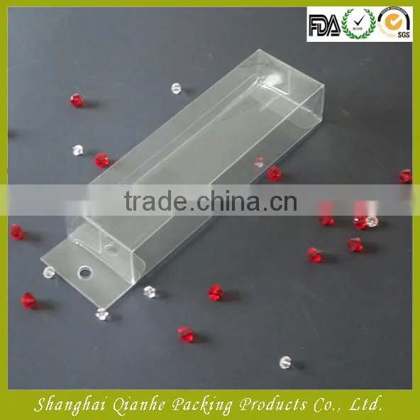 Plastic eyewear packaging box