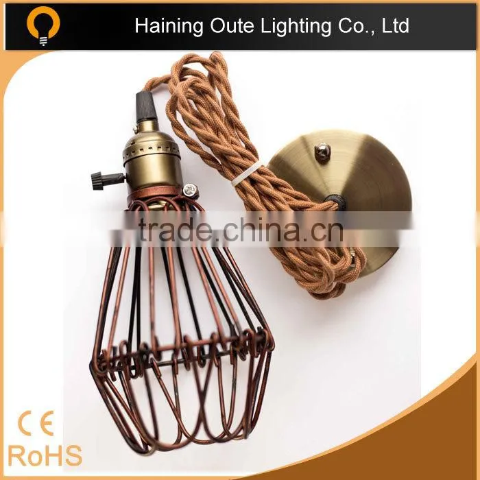Plastic wire lamp holder,switch,european plug adaptor European plug line