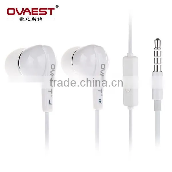 High quality popular earphone with mic for mobile, mp3/mp4