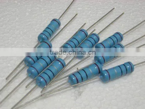 High Precision though hole Metal Film Resistors 1W 1% 10R-1M