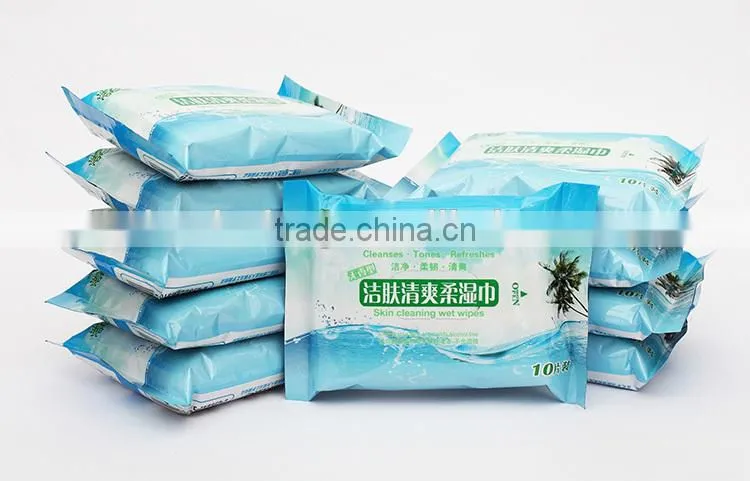 2015 New Products Cheap sanitizing hand wet tissue
