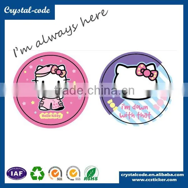 Various materials high quality self adhesive label window stickers for kids