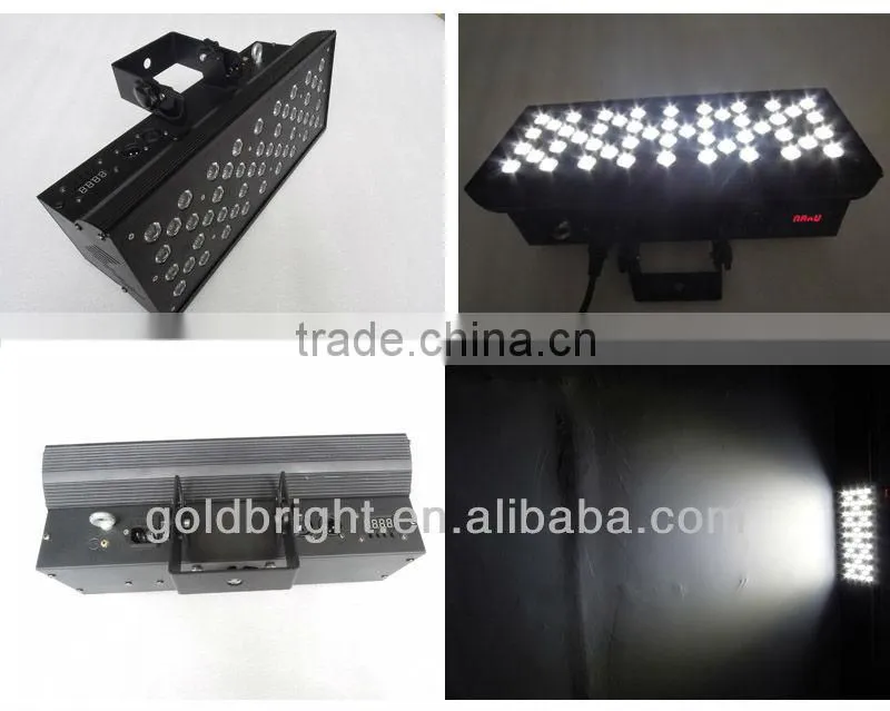 48x3W led cool white IR remote control dimming strobe light