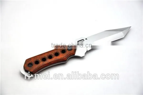 Stainless steel folding survival knife tactical knife for camping