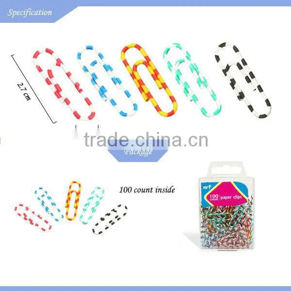 100 pcs Multicolor Fancy Paper Clip