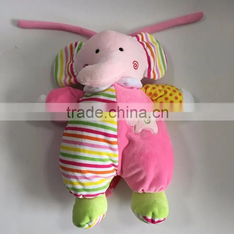 En71 Stuffed Elephant baby toy with music box