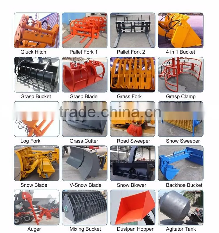 zl08f Mini Wheel Loader Small Wheeled Loaders for Sale