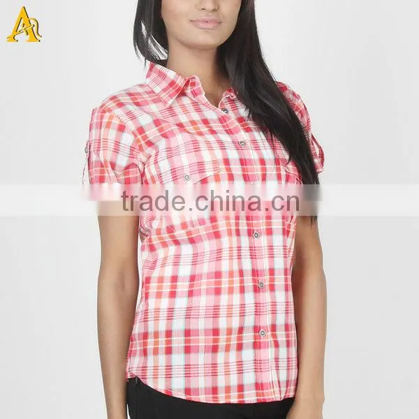 new york wholesale t-shirts Red Women Casual Shirt