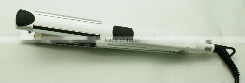 professional LED multifunctional titanium hair salon straightener B030