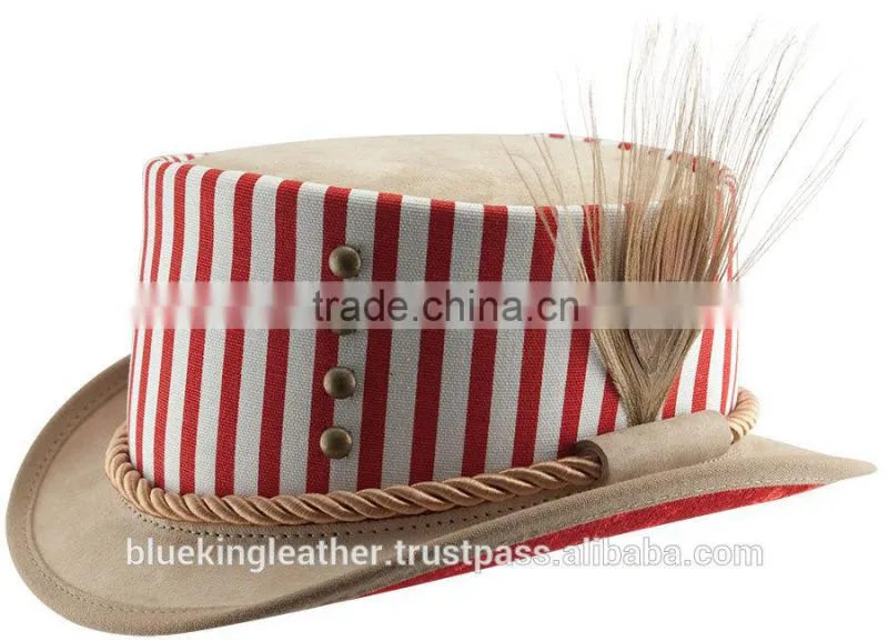 Design 3 "Julep" - HEAD N HOME HATS - Leather - Top Hat - Mint Women Hats