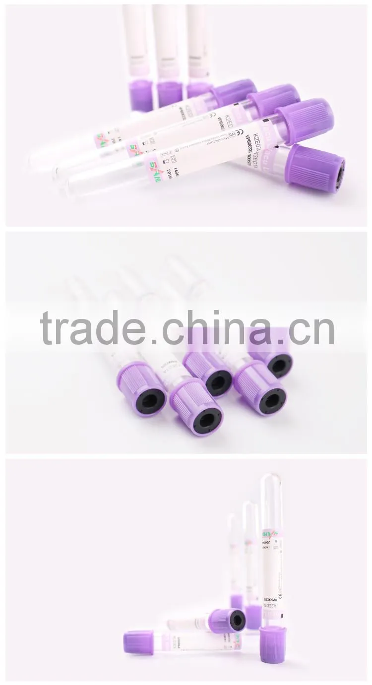 China manufacturer medical disposable vacuum blood collection tube