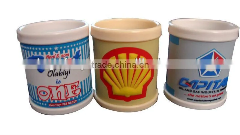 3d plastic cup soft pvc mug