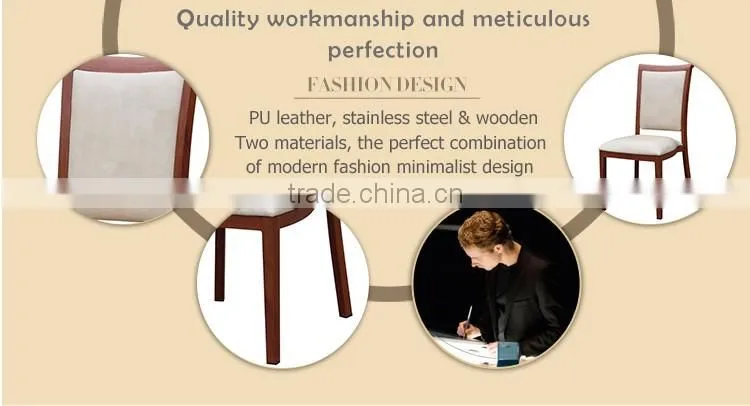 New style hotel furniture stackable imitation wood banquet chair