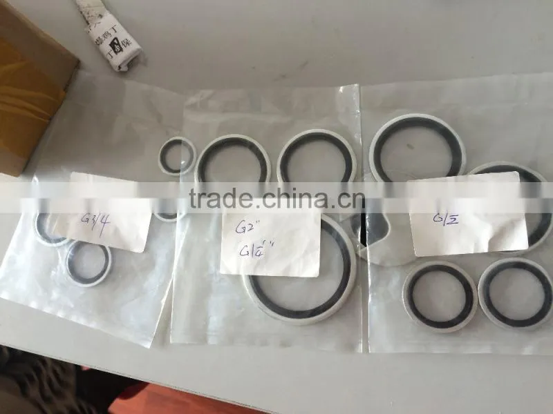 rubber metal bonded seal washers