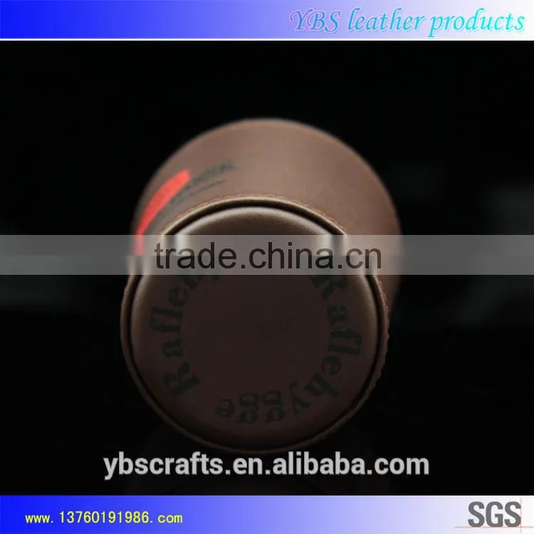 customized logo pu leather dice cup with dices