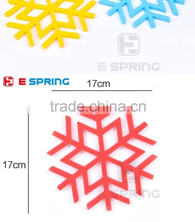 Table decorative mesh snow style silicone table mat