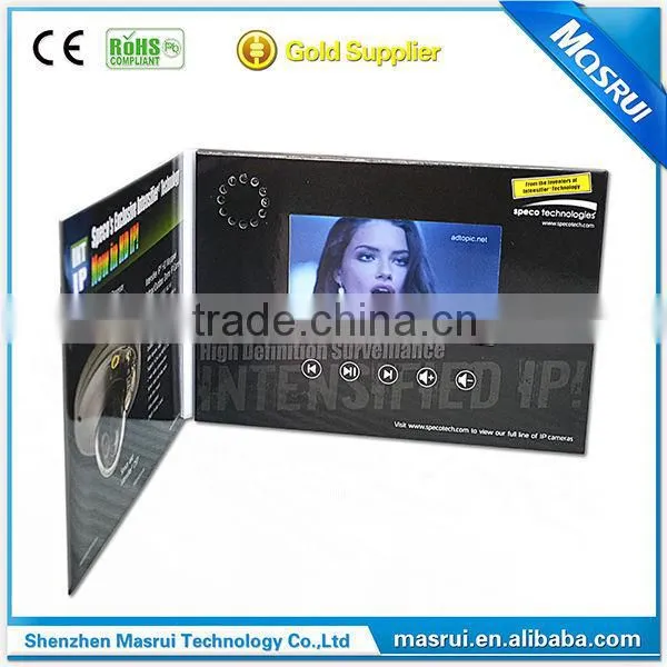 China Premium Quality with Customize Printing 4.3 Inch LCD Screen Video ID Card