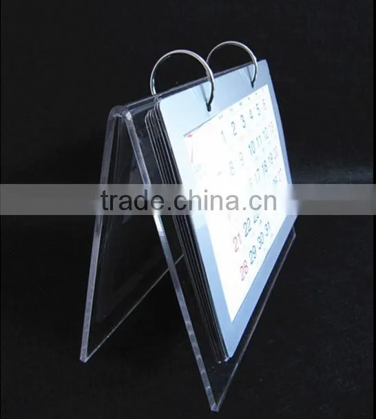 fashion and hot sell acrylic calendar