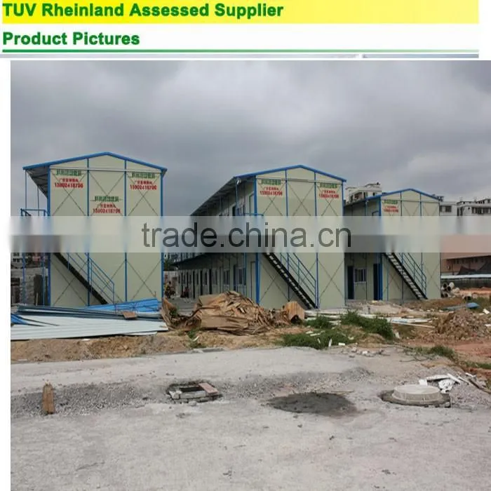 sandwich panel steel frame prefabricated house widely use
