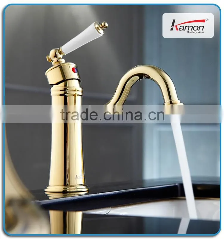 Antique Roman Gold Bathroom Faucet