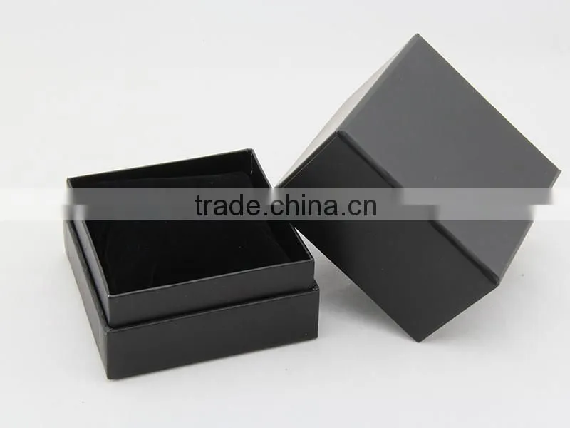 2016 black paper watch box with pillow wholesale