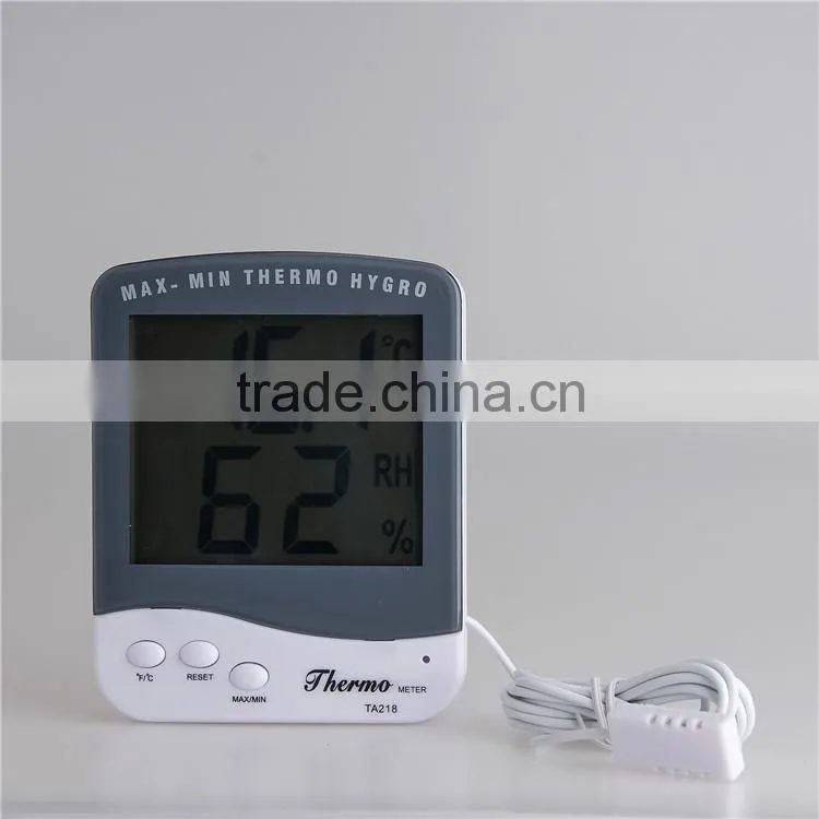 Indoor/outdoor digital thermometer Max-Min thermo hygro 0~+50C
