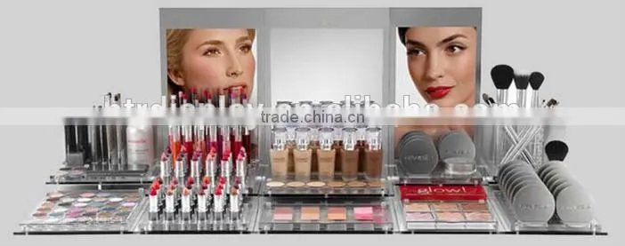 clear acrylic organizer for cosmetics