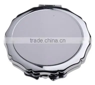 Sublimation heat transfer printing heart makeup mirror ,cosmetic mirror