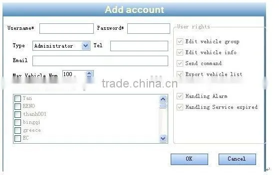 gps tracking software for Tracker TK102,TK103,TK103B,TK106,TK106B,GT06n,Amwell,coban, XENUN, QUIKTRAK,MTV340,380,600