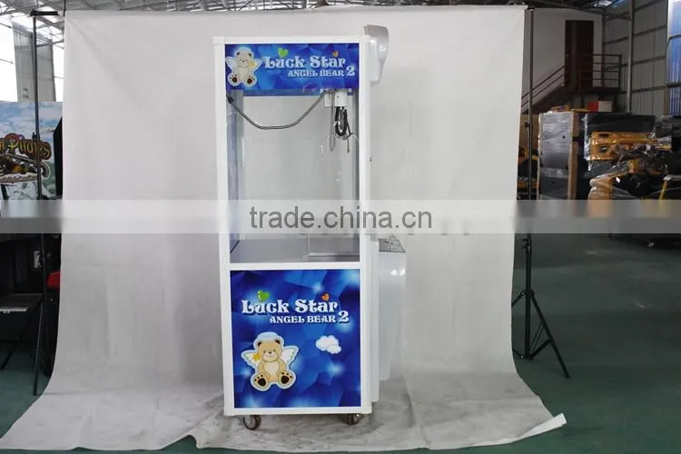 LSJQ-756 Diamond graphics crane claw machine plush crane toy vending machine for sale mini crane game