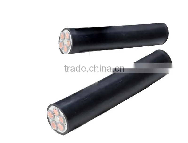 5core insulated cable 5x10mm2 Copper core xlpe insulated pvc coated electrical power cable