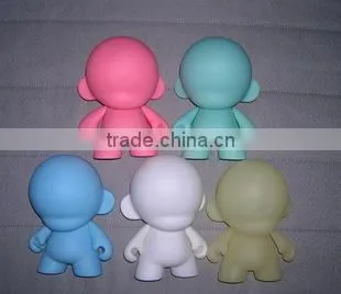 lovely cute plastic DIY dolls,plastic cartoon figures,OEM plastic action figures