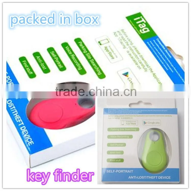 China supplies anti-lost wireless tracking keychain finder electronic rifd key finder bluetooth technology