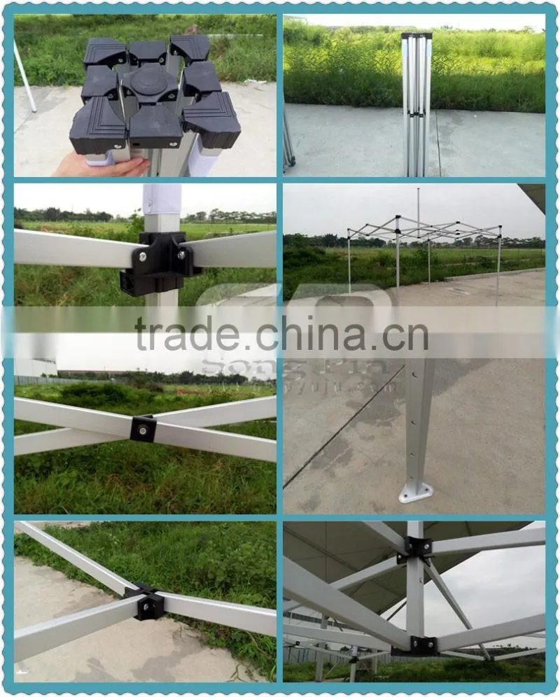 3x3(10x10ft )Durable metal easy up folding beach tent for advertising