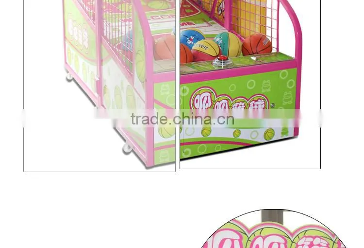 Funshare amusement park equipment kids mini street basketball arcade game machine