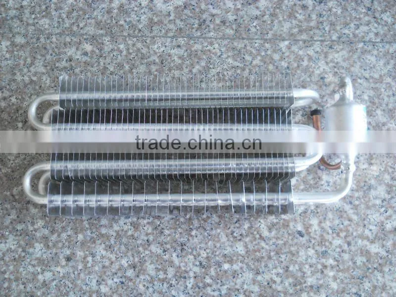 Finned tube evaporator