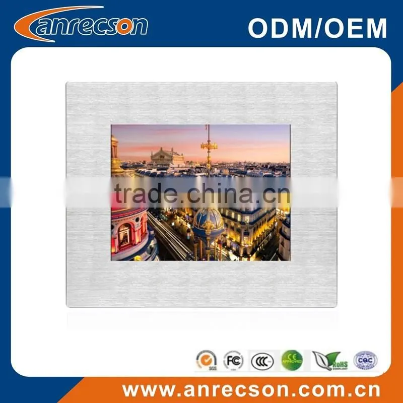 12.1 inch Win 7 industrial fanless Intel N2600+NM10 all-in-one pc