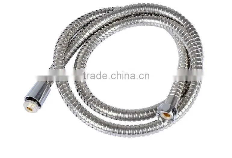 SUS 304 flexible hand shower hoses fitting ,1.5 meter long shower hose clip