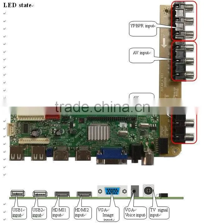 Lcd Moudle Lcd/led Tv Motherboards From Manufacturer