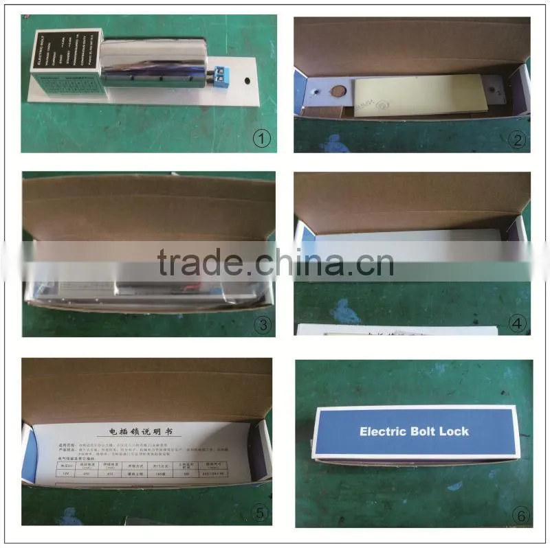 Fail safe dead bolt locks 12V electrical lock