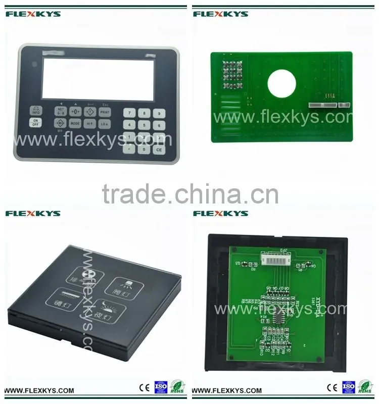 Custom prototype PCB printed circuit board membrane switch