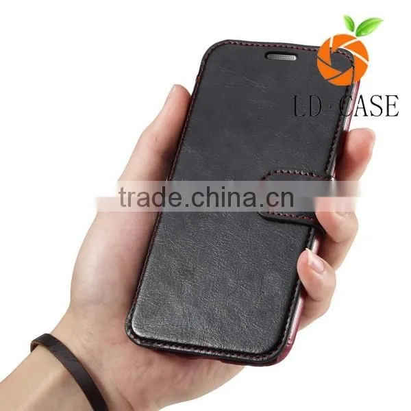 Leather Wallet Stand Flip Case Back Cover Cell Phone Accessories for LG G5