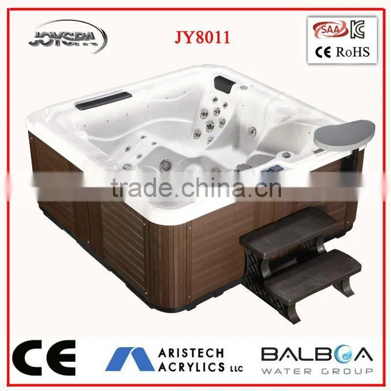 High quality whirlpool spa hot tub with 1 Lounger cheap hot tub JY8011