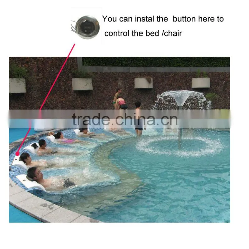 ISO9001 certificated swimming spa pool massage bed