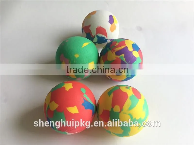 Hot sell cheap colorful eva foam ball toy gun eva ball promotional eva ball for kids playing