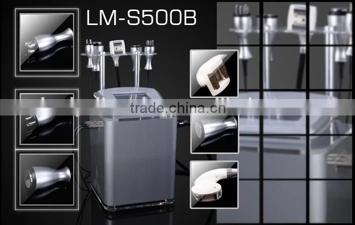 Icy Probe & Supersonic Cavitation & RF & Vacuum Roller Massage 3 In 1 Slimming & Beautifying Machine