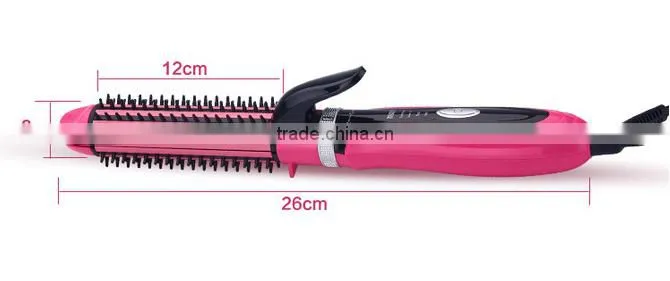 fast hair straightener brush Heating on backside totally new feature