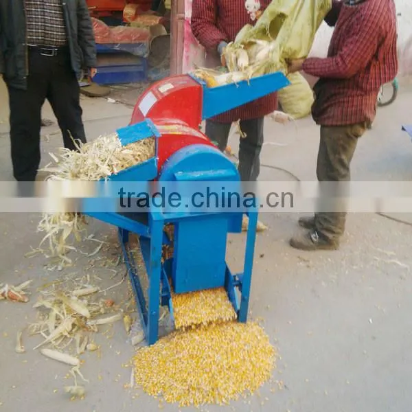 Electric corn wheat bean peeling and grinding machine