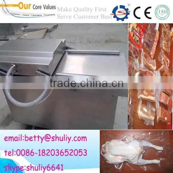 Double chamber vacuum packing machine DZ600/2S for sea food,salted meat,dry fish,pork,beef,rice
